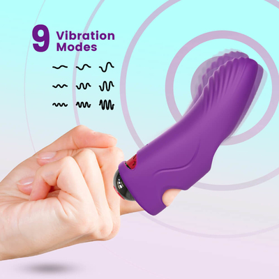 무선 재충전이 가능한 성인 작은 성별 손가락 진동자 바디 마사지 장난감