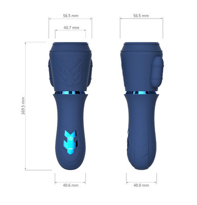 Men AV Wand - Glans Exercise Cup Vibrator masturbator Massager 10 주파수, 듀얼 모터