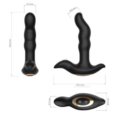 75 감독이 필요한 미성년자 리모콘 항문 플러그 진동자 실리콘 남자 전립선 마사지사 성적 기구