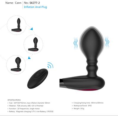 1h 부풀게할 수 있는 진동 버트 플러그