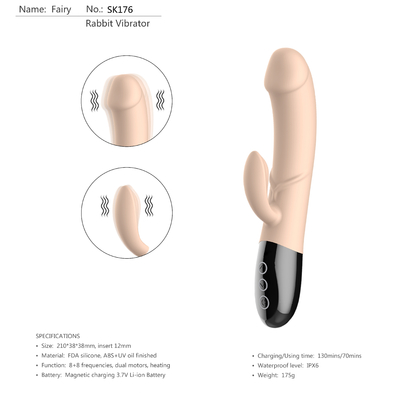 저소음 토끼 진동자 성적 기구를 가열시키기
