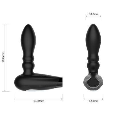 남자들 강력한 핸드 후리 진동자 무선 항문 플러그를 위한 전기 엎드리는 마사지사