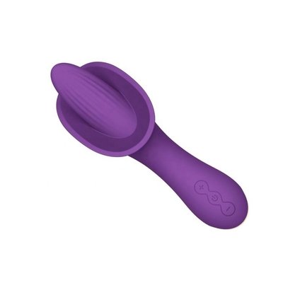발언이 진동자 재충전이 가능한 Ｔ 마사지사 OEM ODM을 핥는 것을 느끼는 실제적 터치