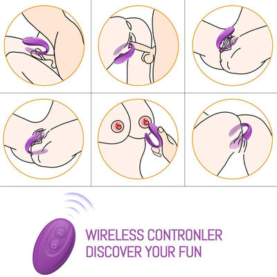 재충전이 가능한 부부 항문 음핵 성적 기구 둘라 모터 방수 G스폿 진동자