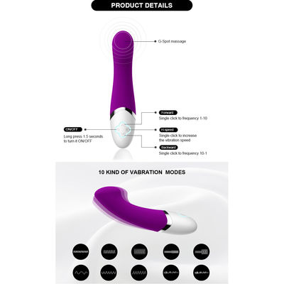 고름이 많은 G스폿 남근 대용품 무선 전신 방수 여성 G스폿 진동자 성적 기구