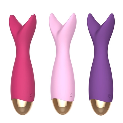 ODM USB 재충전이 가능한 음핵 진동자 Ｙ는 진동자 전기 막대 마사지사를 형성했습니다