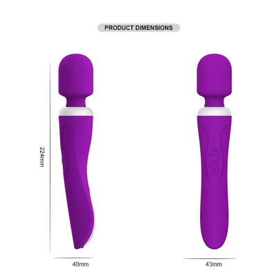 IPX5 맞추 실리콘 여성이 자유롭 남근 대용품 장난감 전기이 음핵 진동자 60 감독이 필요한 미성년자 224 밀리미터