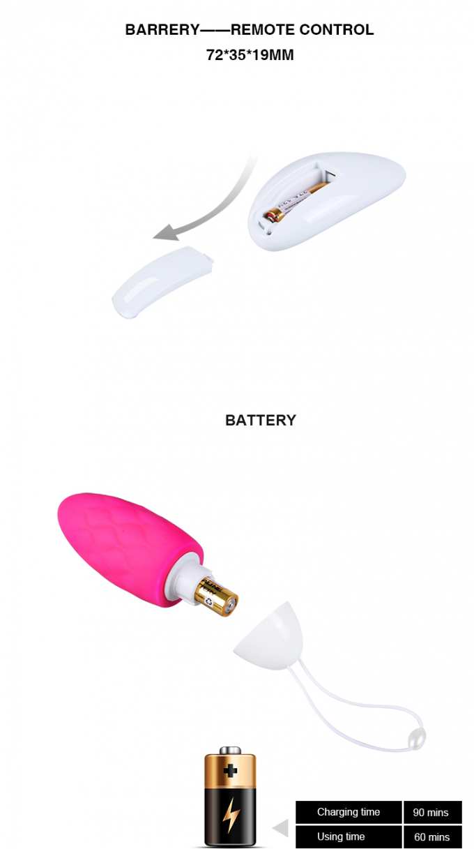 수컷들을 위한 소녀 초보자 작은 달걀 진동자 질 알 유두자극 2